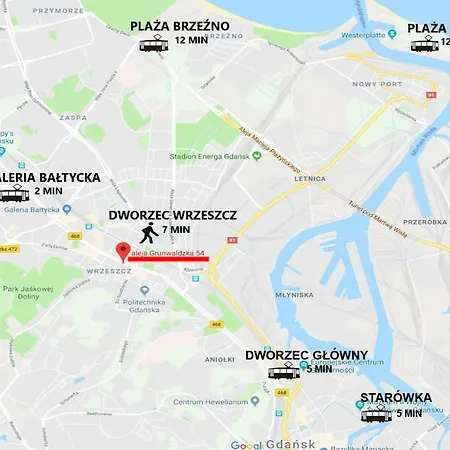 Pokoje W Sercu Wrzeszcza Kwatera prywatna